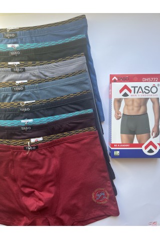 Чоловічі труси боксери із бамбука з бавовни Taso 5772